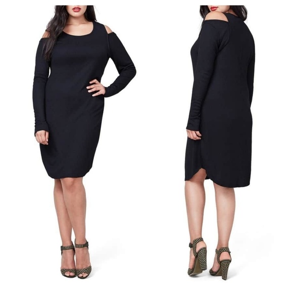 RACHEL Rachel Roy Dresses & Skirts - RACHEL by Rachel Roy Cold Shoulder Rib Knit Dress